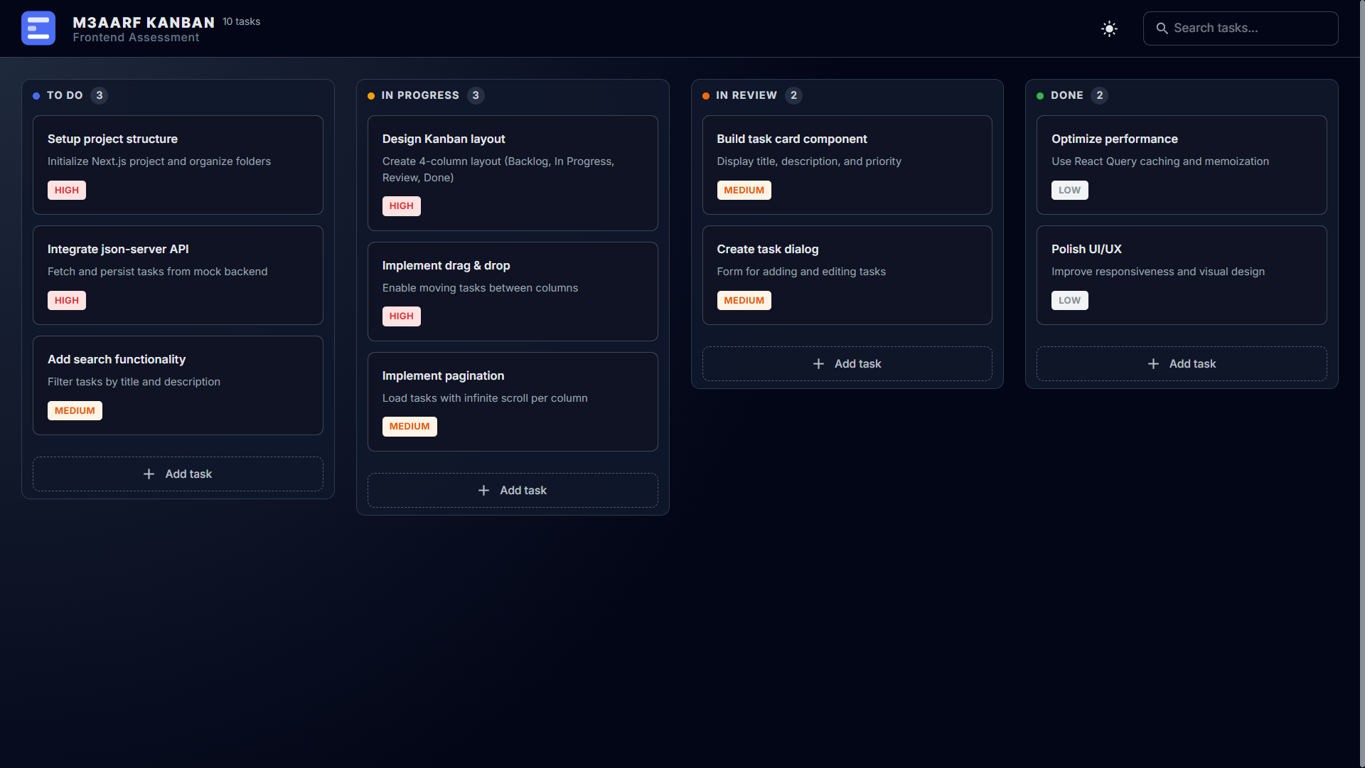 M3AARF-KANBAN screenshot 1 of 4